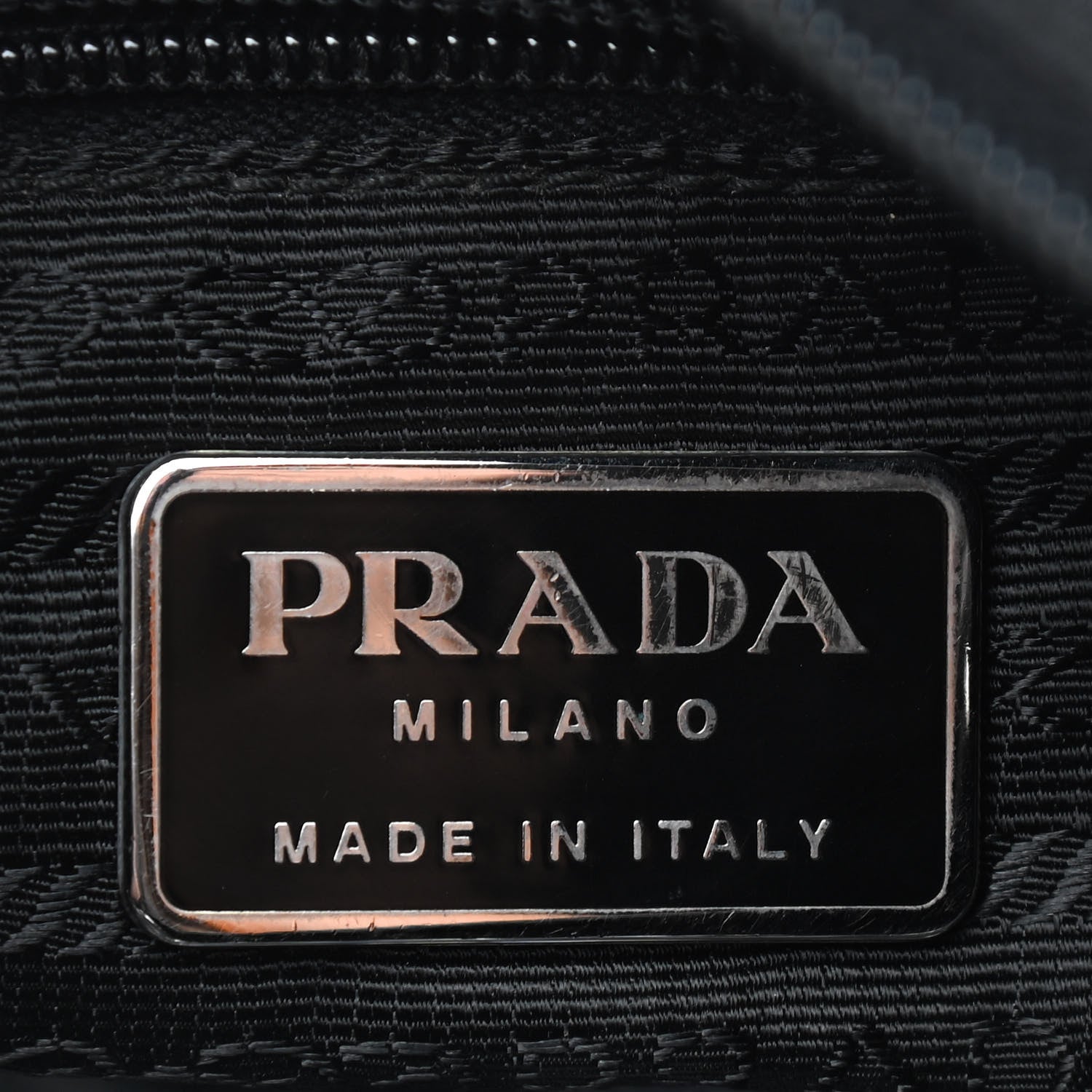 Prada Nylon Vela Small Hunting Bag Black 7 of 9