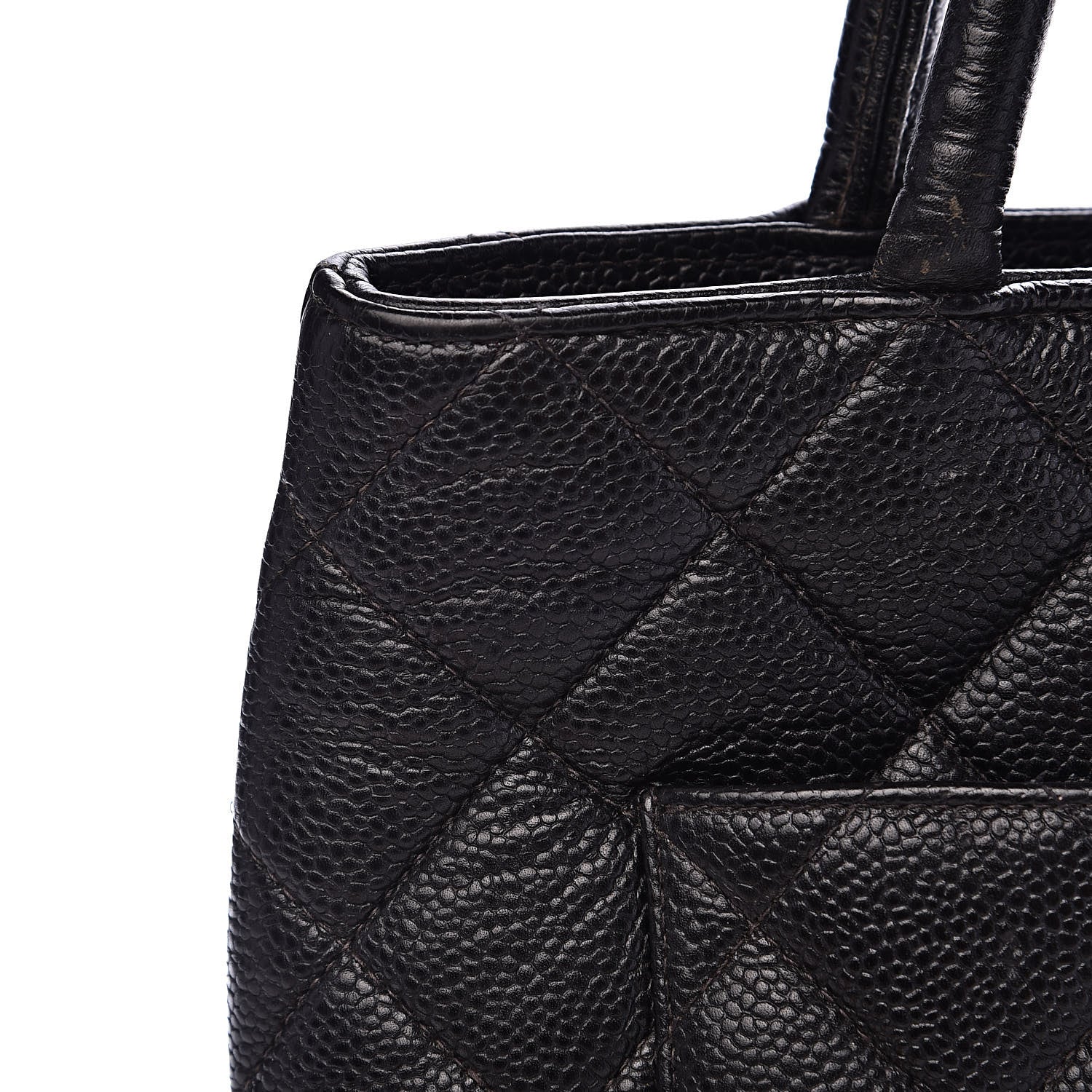 Chanel Caviar Quilted Medallion Tote Black 15 of 16
