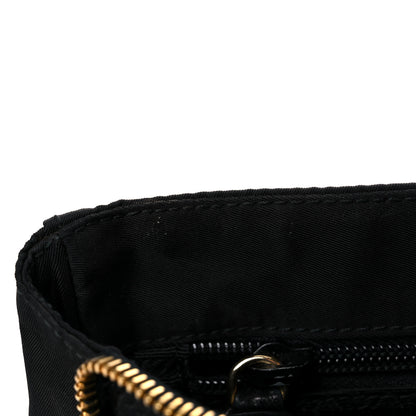 Prada Tessuto Nylon Chain Shoulder Bag Black 12 of 15