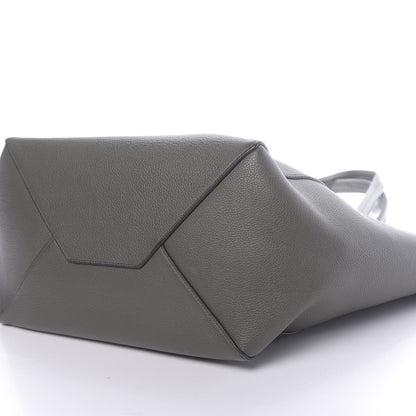 Celine Soft Grained Calfskin Small Belt Cabas Phantom Stone 12 of 12