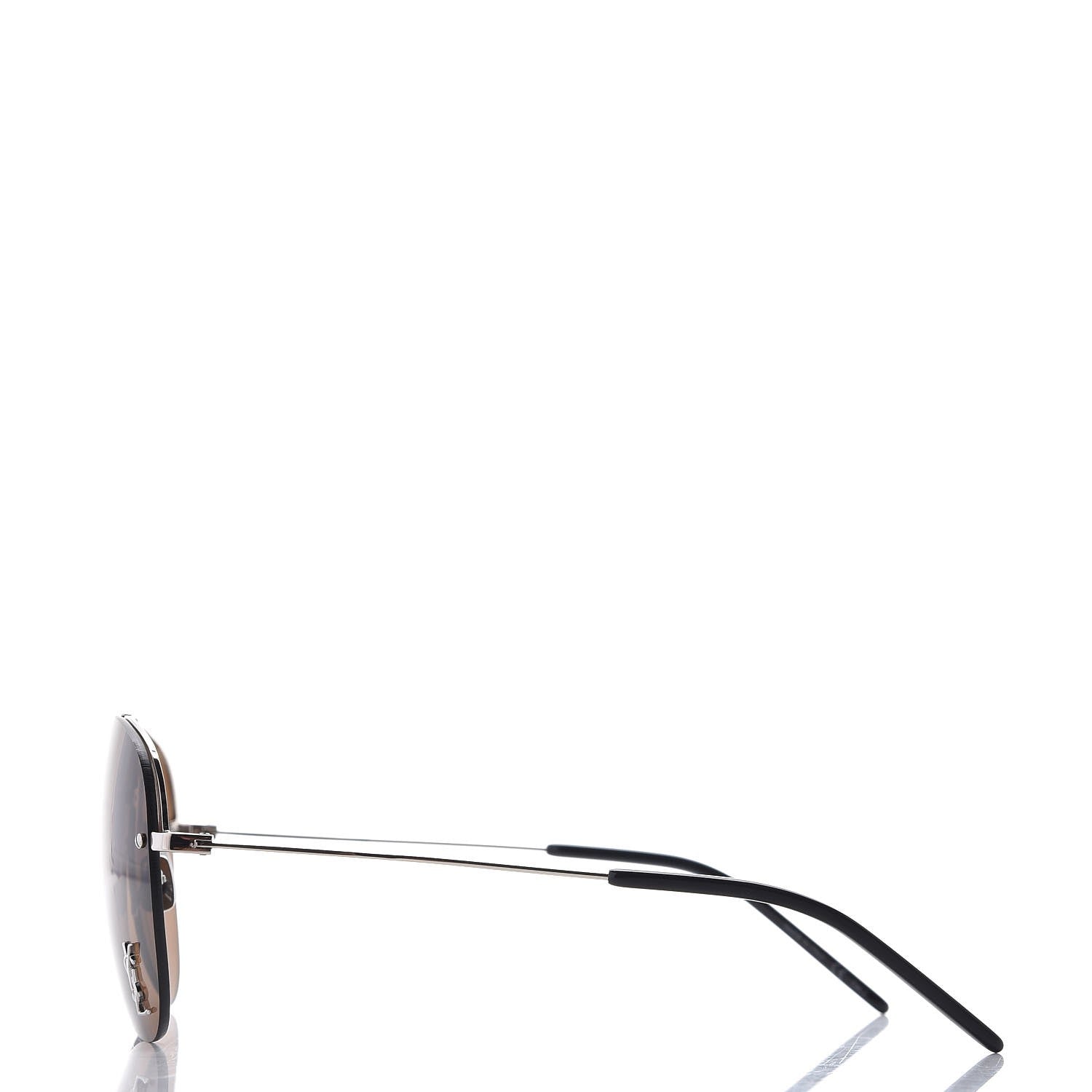 Saint Laurent Aviator Classic 11 Sunglasses Brown 3 of 7