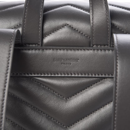 Saint Laurent Calfskin Y Quilted Monogram Medium Loulou Backpack Asphalt 8 of 10