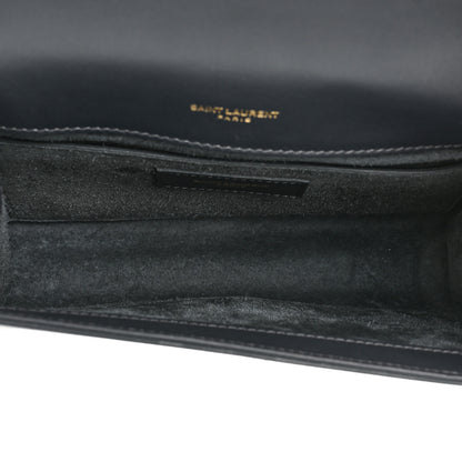 Saint Laurent Calfskin Small Classic Monogram Kate Tassel Satchel Black 5 of 15