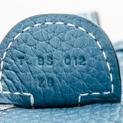 Hermes Taurillon Clemence Evelyne III GM Blue Jean 7 of 7