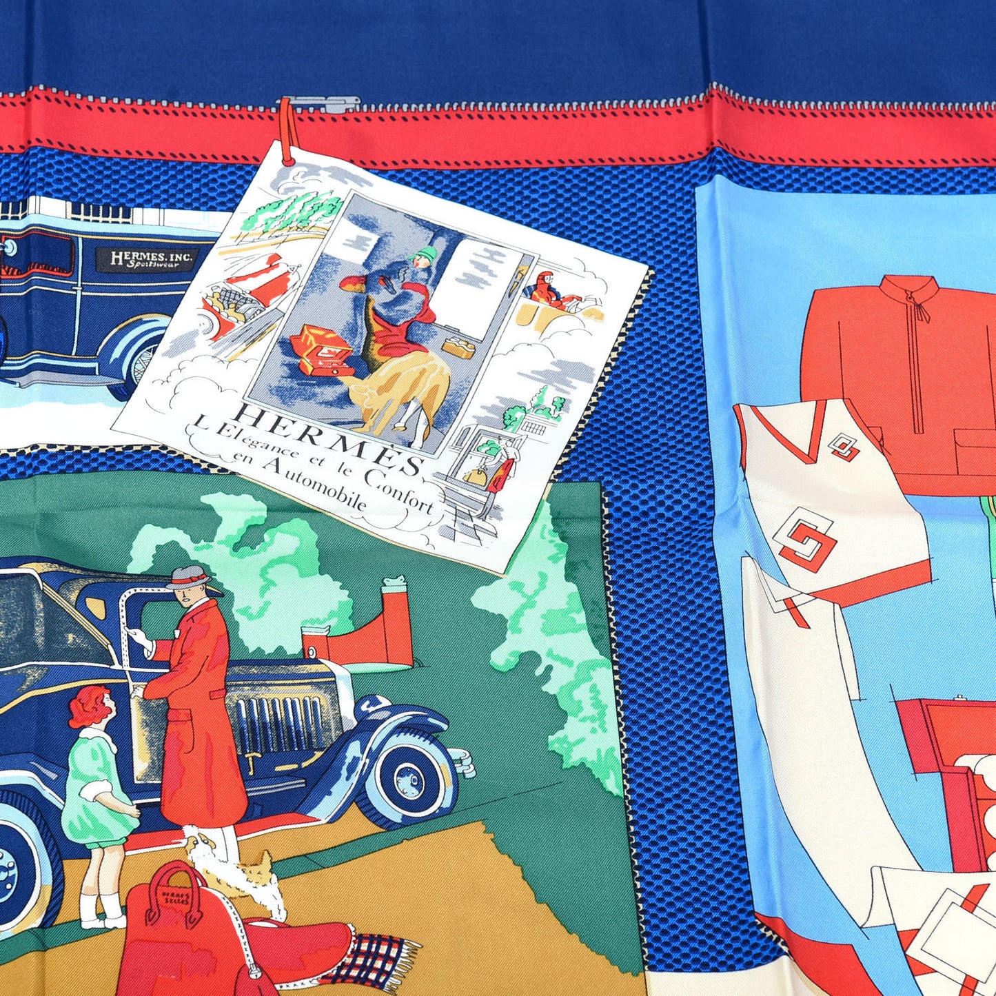Silk L'Elegance et le Confort en Automobile Scarf 90