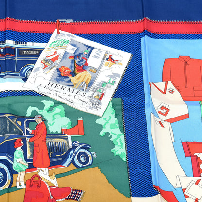 Hermes Silk L'Elegance et le Confort en Automobile Scarf 90 2 of 6