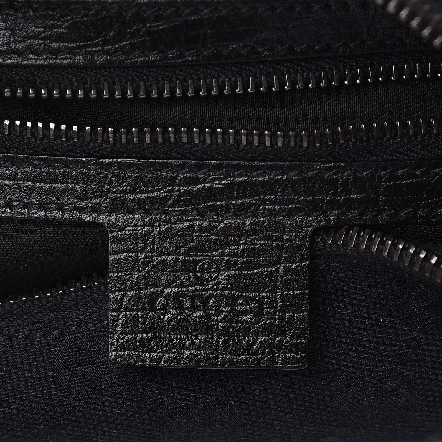 Gucci Monogram Medium Horsebit Chain Hobo Black 6 of 7