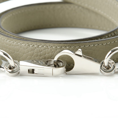 Hermes Taurillon Clemence Kelly 28 Shoulder Strap Sauge 3 of 4