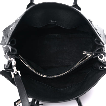 Saint Laurent Grained Calfskin Medium Souple Sac De Jour Black 6 of 19