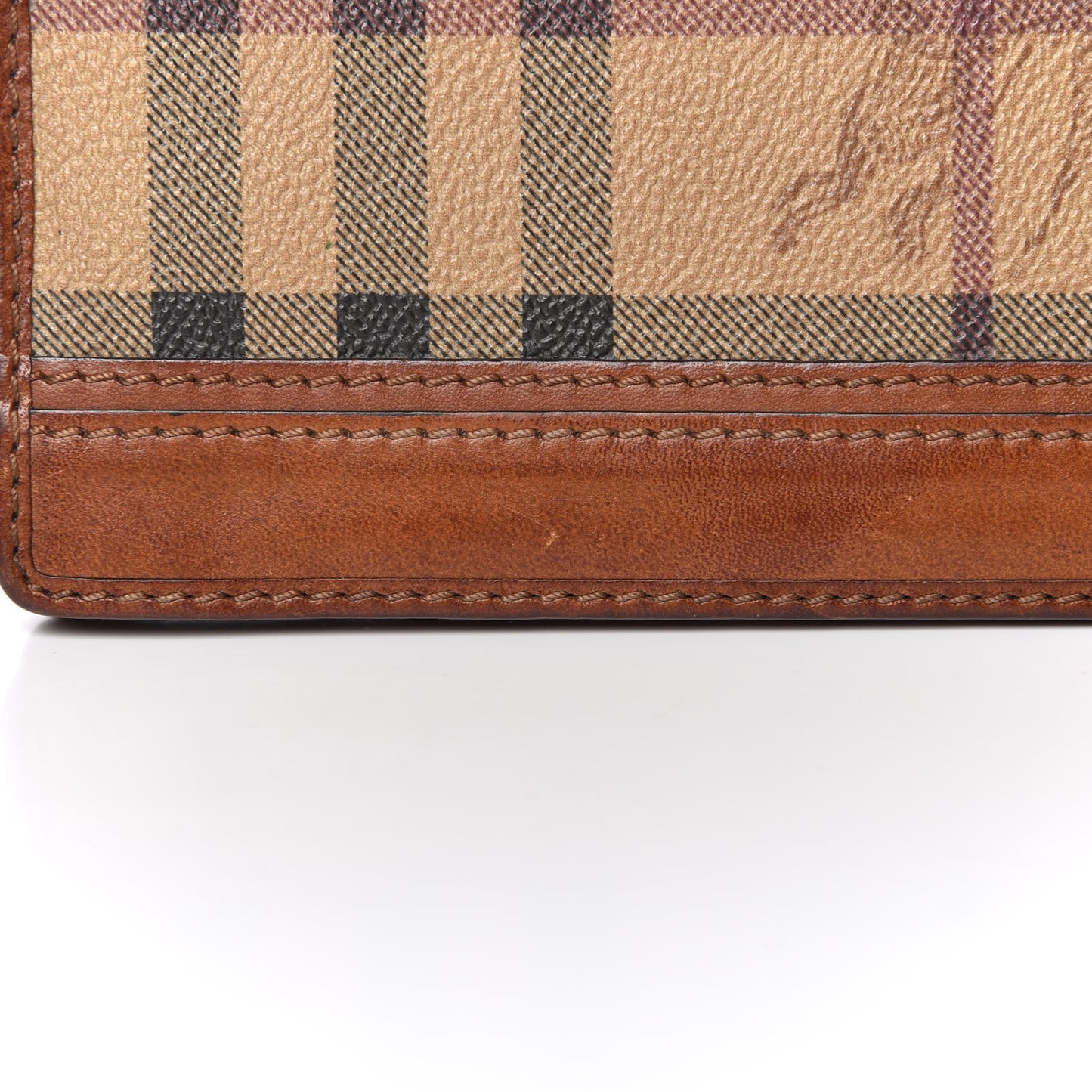 Haymarket Check Continental Wallet Tan