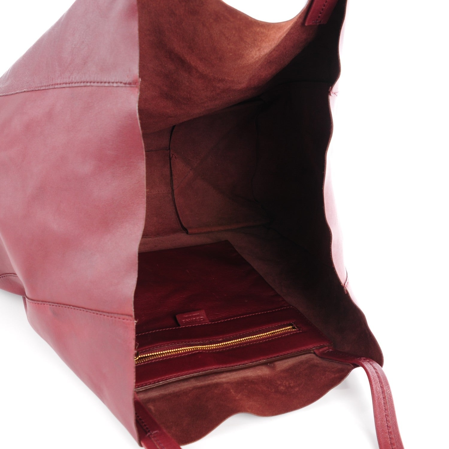 Celine Lambskin Medium Horizontal Cabas Rust 5 of 7