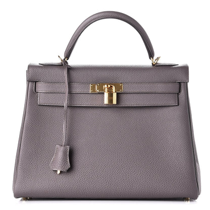 Hermes Togo Kelly Retourne 32 Etain 1 of 34
