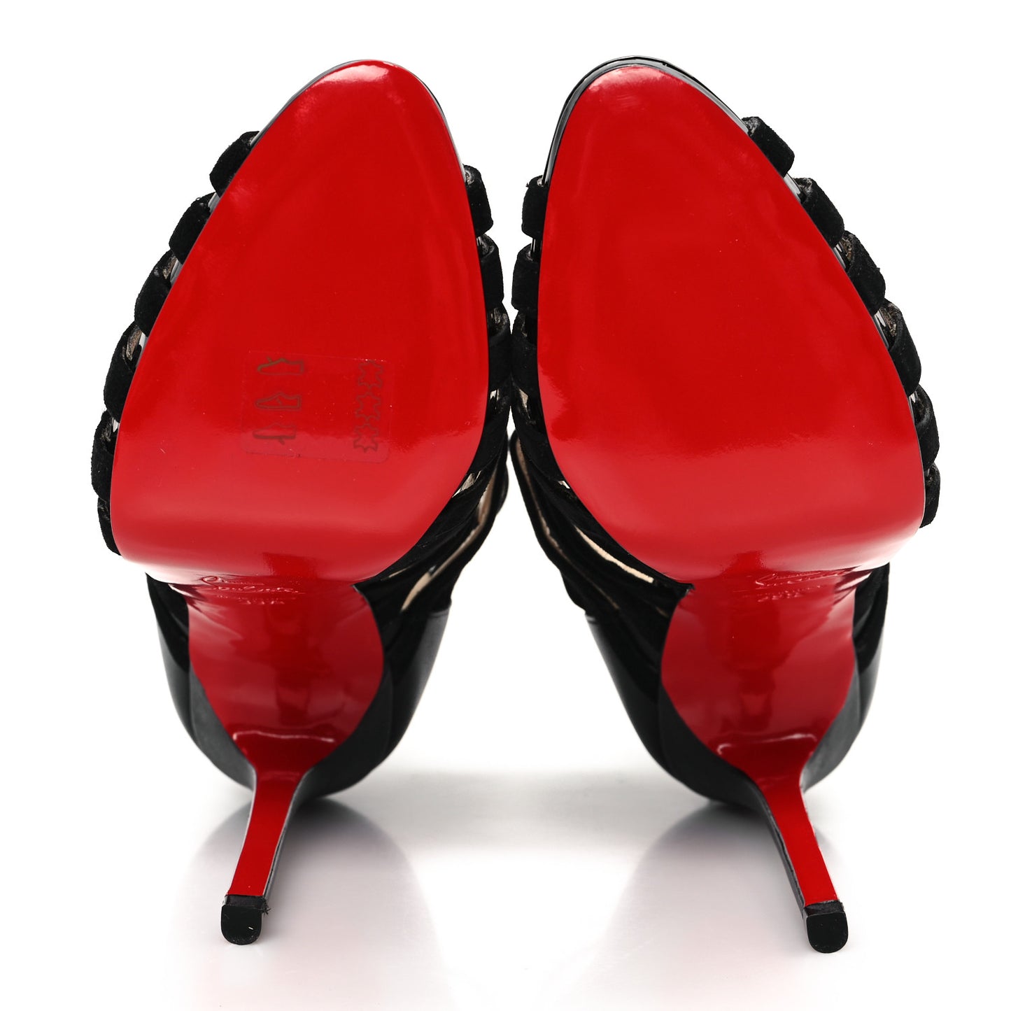 Suede Calfskin Patent Karina 120 Booties 39.5 Black