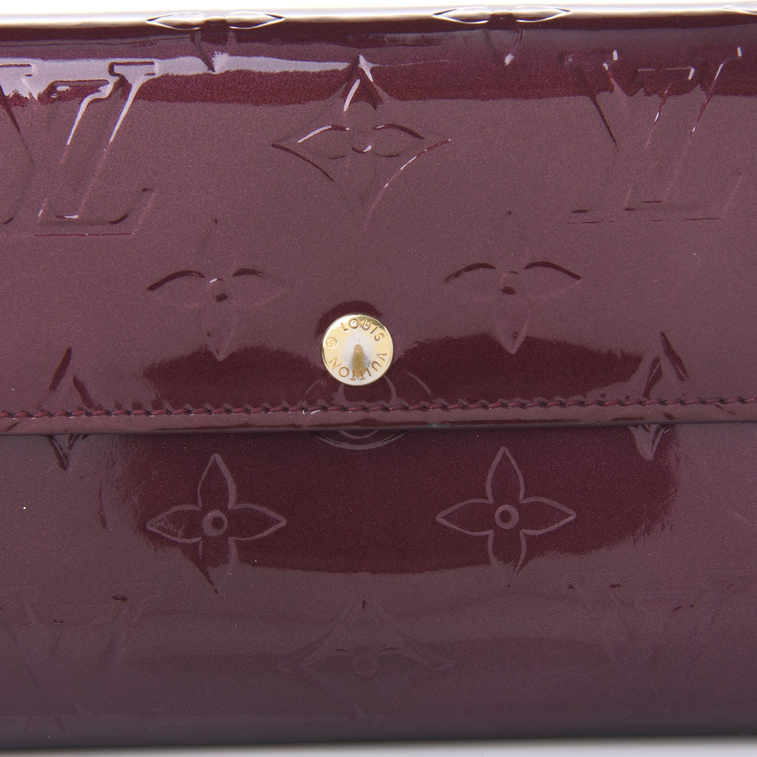 Louis Vuitton Vernis Sarah Wallet Rouge Fauviste 10 of 11