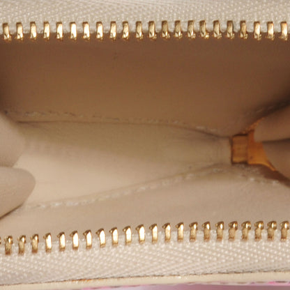 Louis Vuitton Vernis Leopard Coeur Heart Coin Purse Blanc Corail 6 of 8