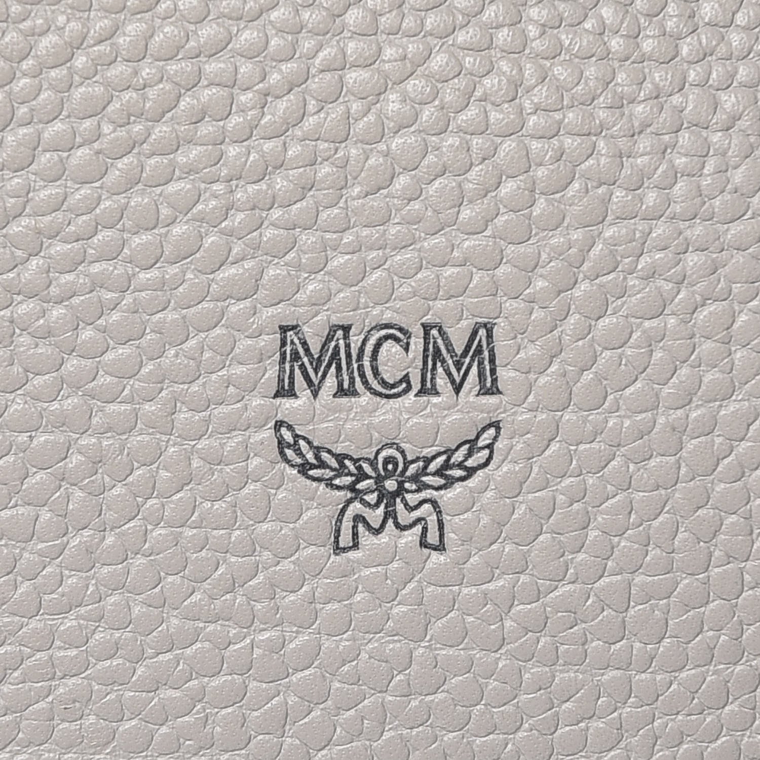 MCM Grained Calfskin Small Ella Boston Dove 6 of 6