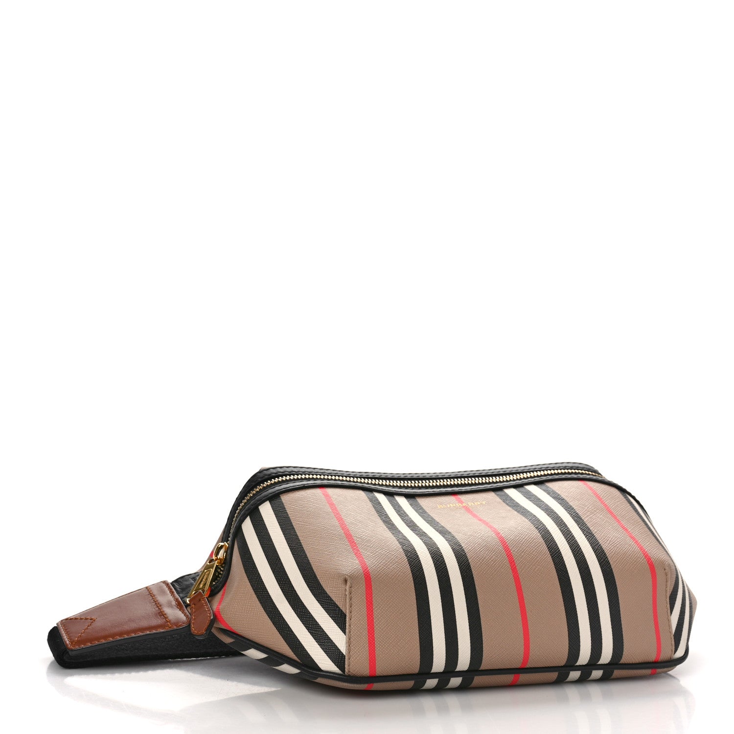 Burberry E-Canvas Icon Stripe Sonny Bum Bag Archive Beige 4 of 8