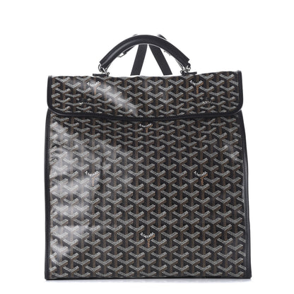 Goyard Goyardine Saint Leger Soft Briefcase Backpack Black 1 of 8