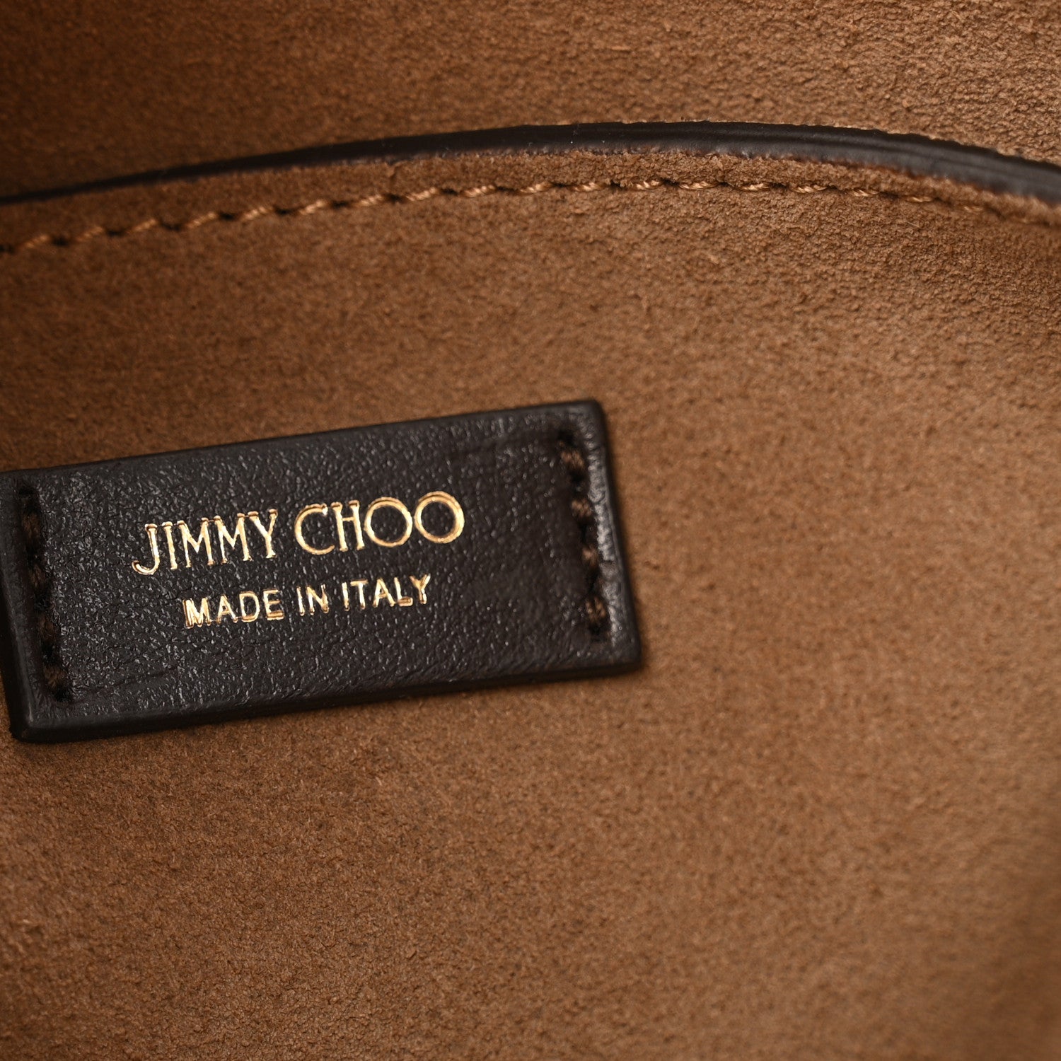 Jimmy Choo Suede Calfskin Medium Diamond Hobo Coffee 6 of 13