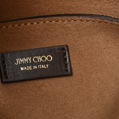 Jimmy Choo Suede Calfskin Medium Diamond Hobo Coffee 6 of 13