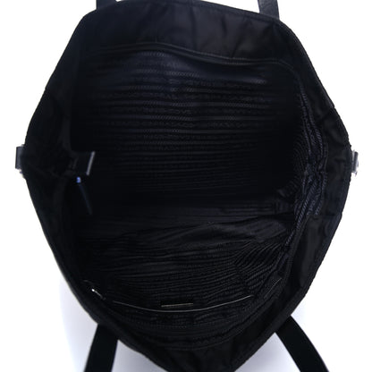 Prada Tessuto Nylon Saffiano Tote Black 4 of 4