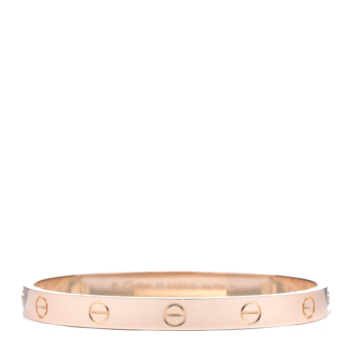 18K Yellow Gold LOVE Bracelet 17