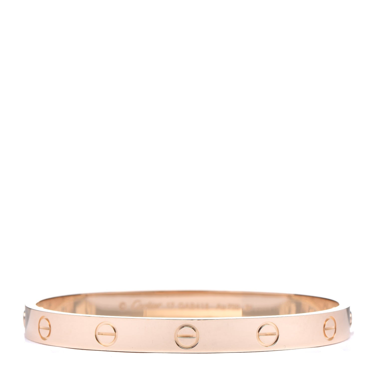 Cartier 18K Yellow Gold LOVE Bracelet 17 1 of 7