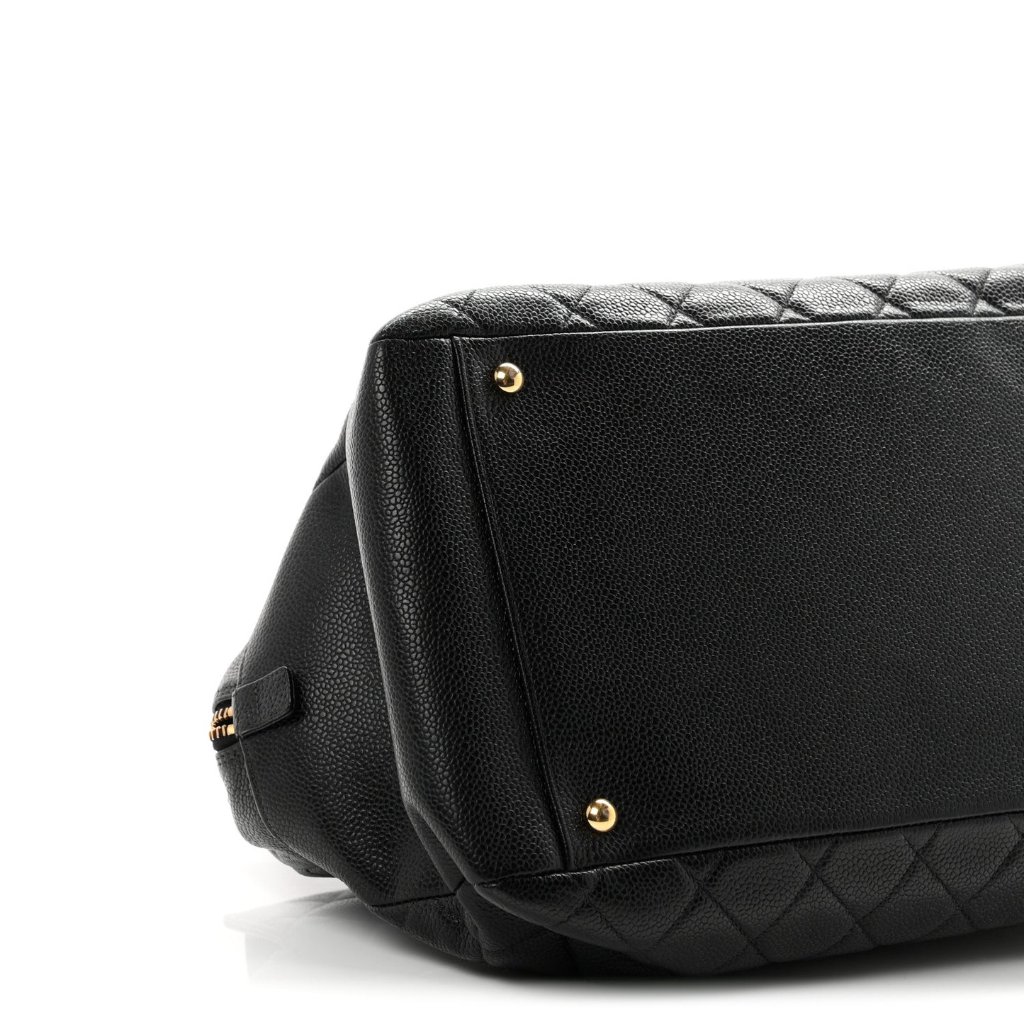 Caviar Quilted Grand Timeless Tote GTT Black