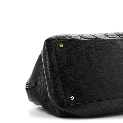 Chanel Caviar Quilted Grand Timeless Tote GTT Black 9 of 10
