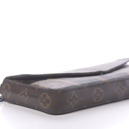 Louis Vuitton Monogram Animal Print Pochette Felicie Chain Wallet 8 of 15