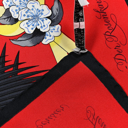 Hermes Silk Fleurs De L'Opera Scarf 90 5 of 5