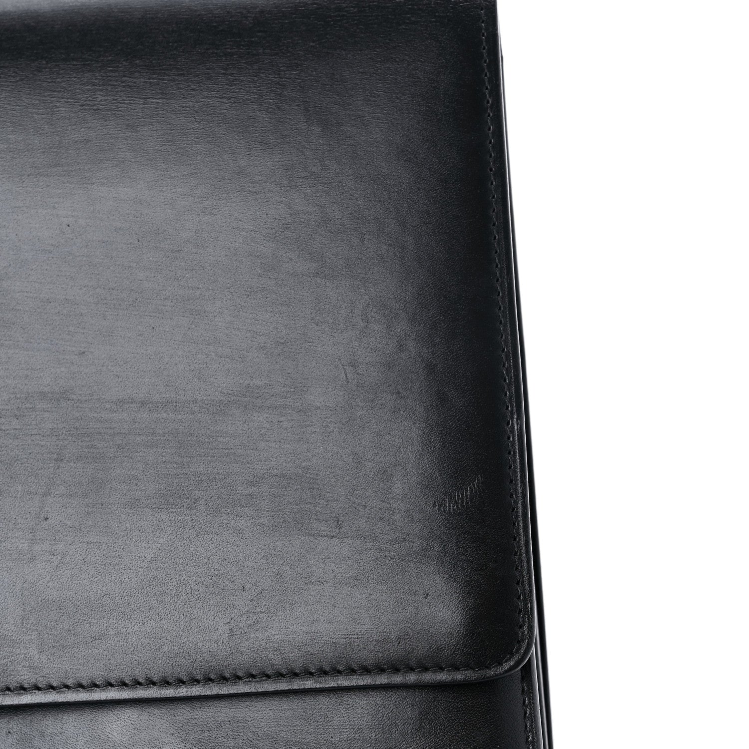 Celine Smooth Calfskin Large Case Chain Flap Black 14 of 16