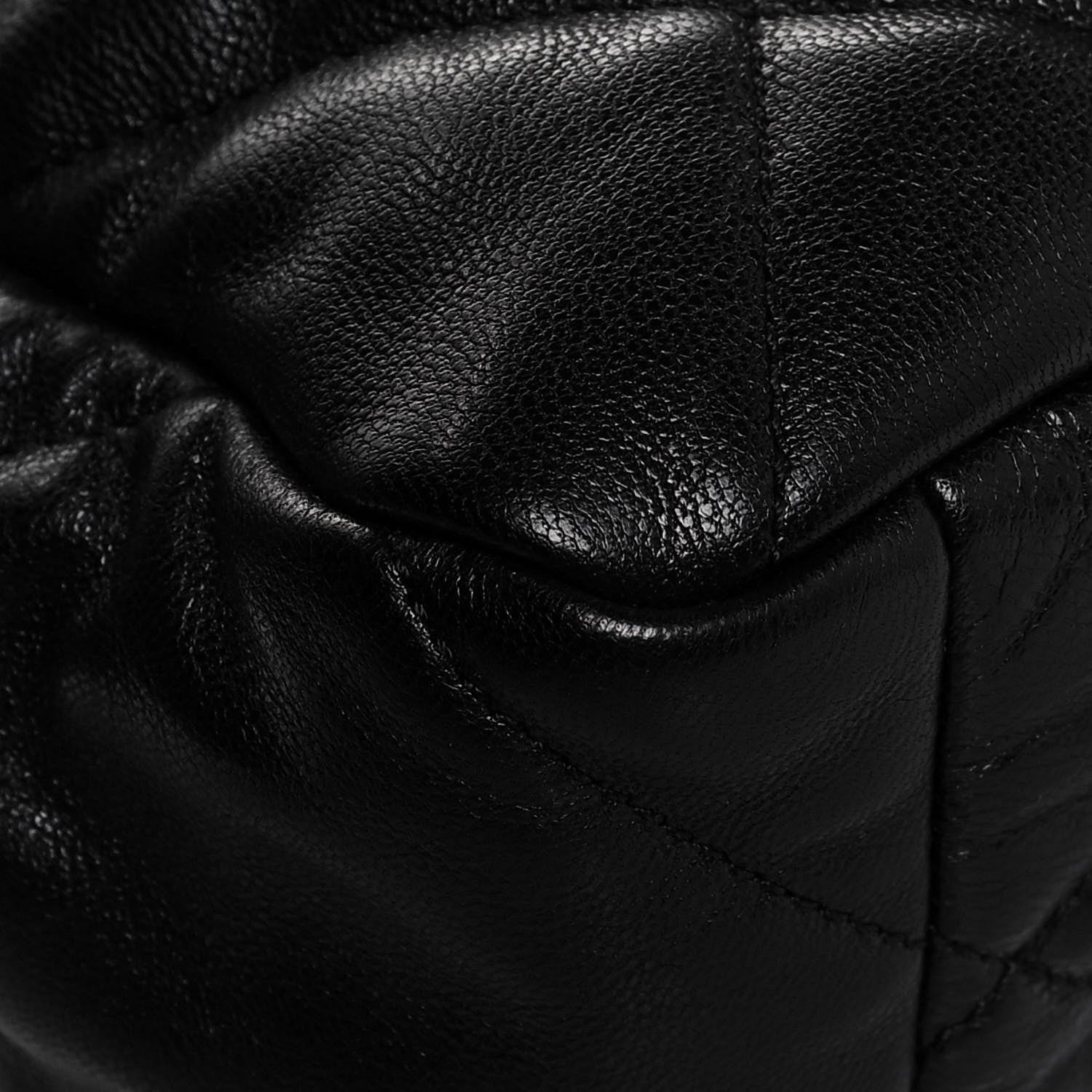 Chanel Goatskin Quilted Large Chanel 19 Flap Black 11 of 14