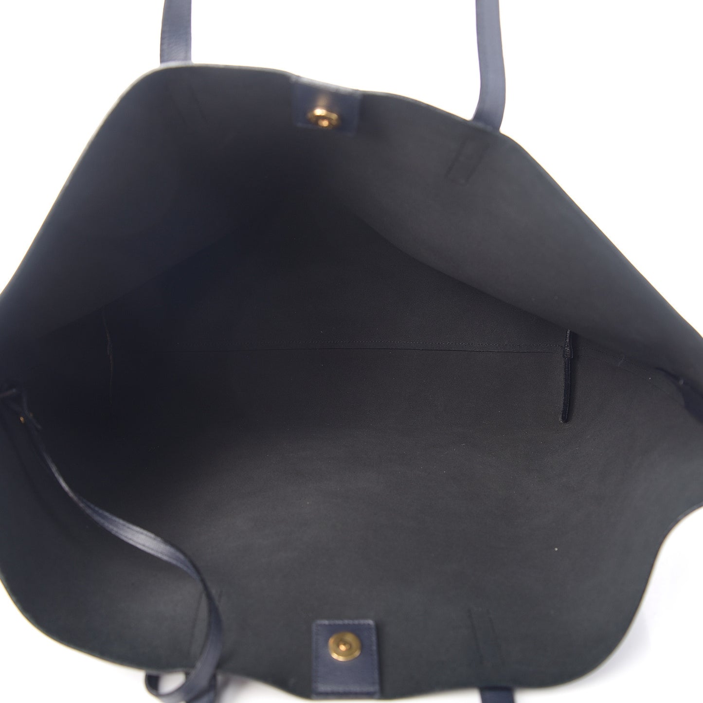 Calfskin Large Shopping Tote Deep Marine