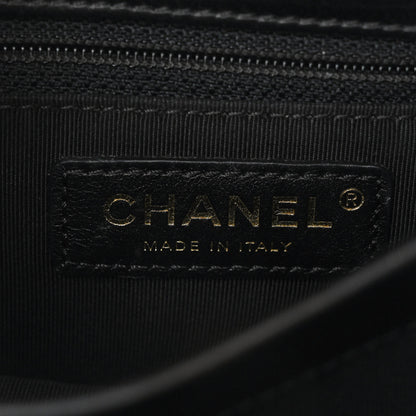 Chanel Calfskin Stitched Large Flap Black 6 of 9