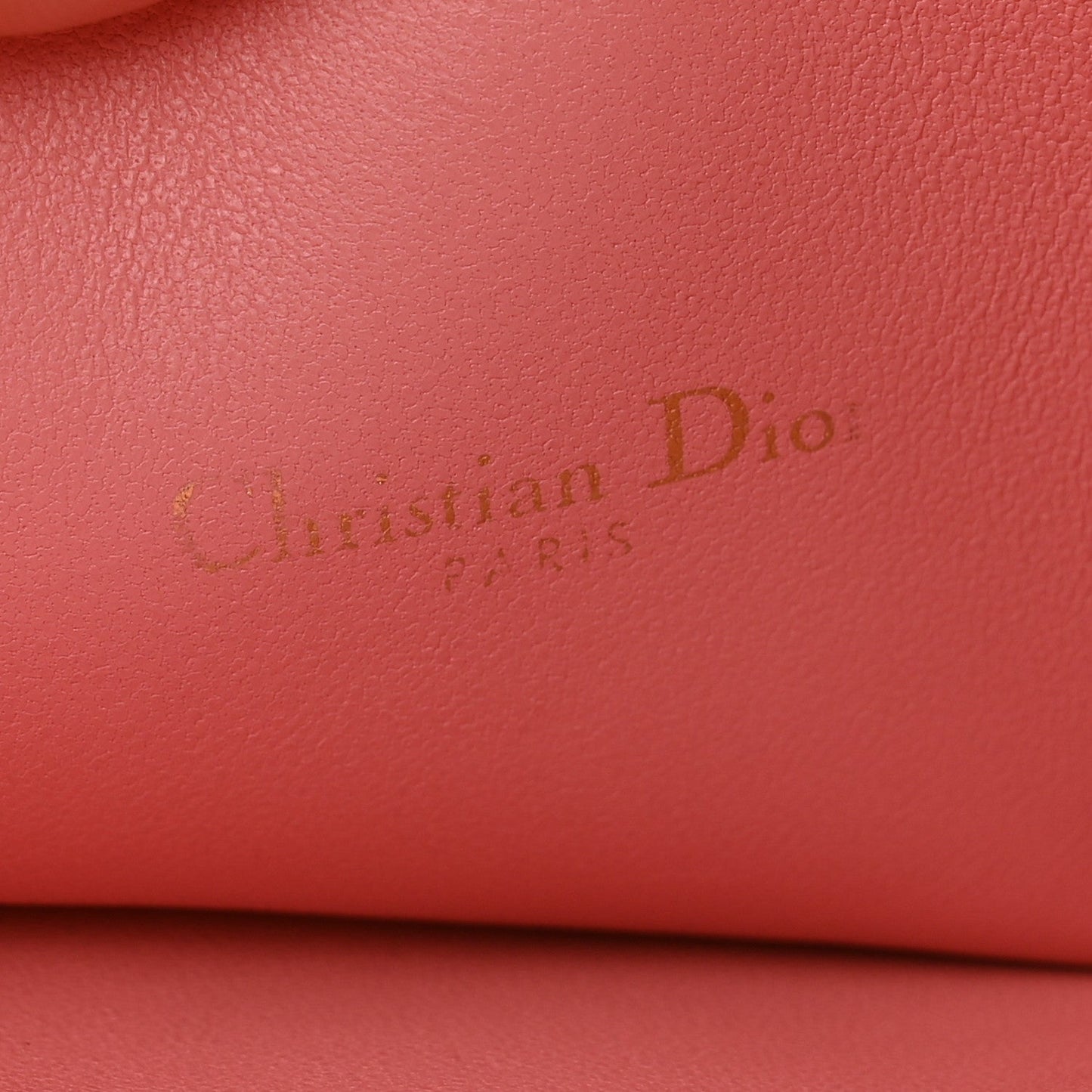 Calfskin Macrocannage Small Caro Daily Pouch Pink