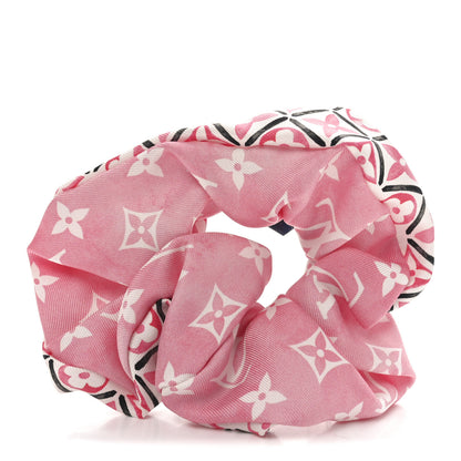 Louis Vuitton Silk Game On Chouchou Trop Chou Scrunchie Pink 2 of 3