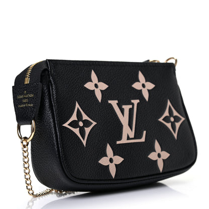 Louis Vuitton Empreinte Monogram Giant Mini Pochette Accessories Black 2 of 4