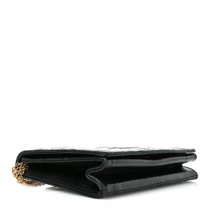 Chanel Lizard CC Mini Flap Bag Black 4 of 13