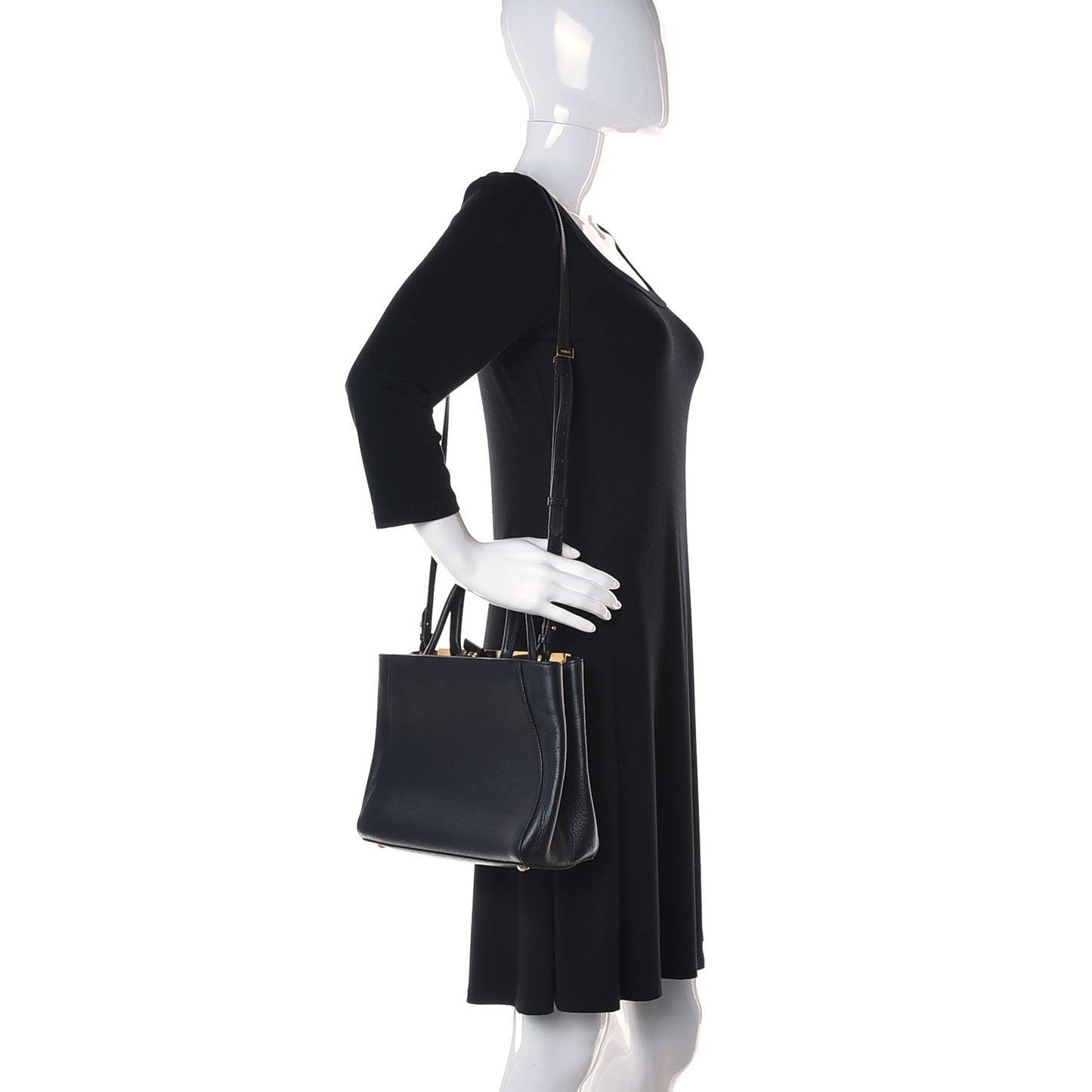 Vitello Elite Petite 2Jours Tote Black