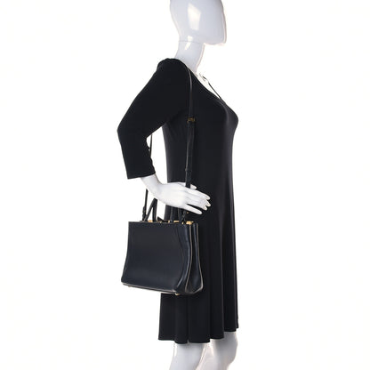 Fendi Vitello Elite Petite 2Jours Tote Black 2 of 13