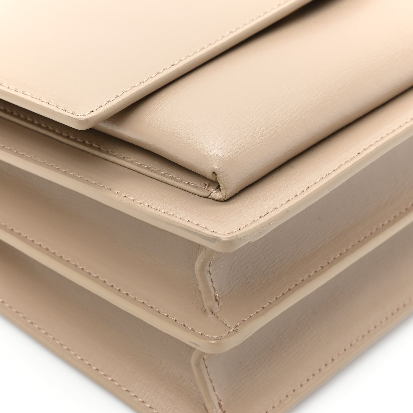 Calfskin Medium Monogram Sunset Dark Beige