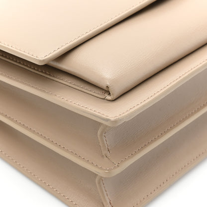 Saint Laurent Calfskin Medium Monogram Sunset Dark Beige 12 of 16