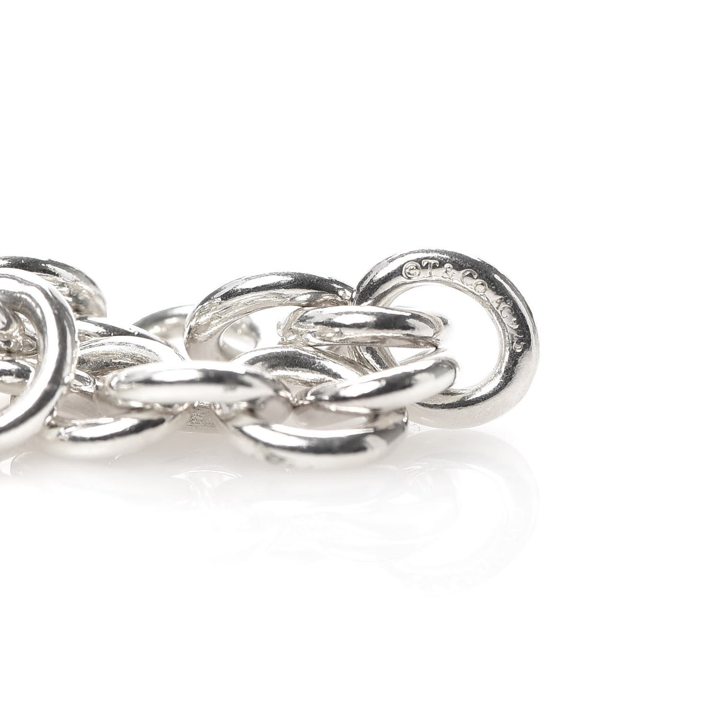 Sterling Silver Lock Charm Bracelet