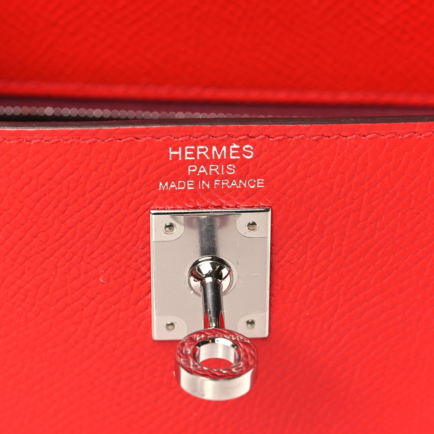 Epsom Verso Kelly Sellier 25 Rouge De Coeur Rouge Grenat