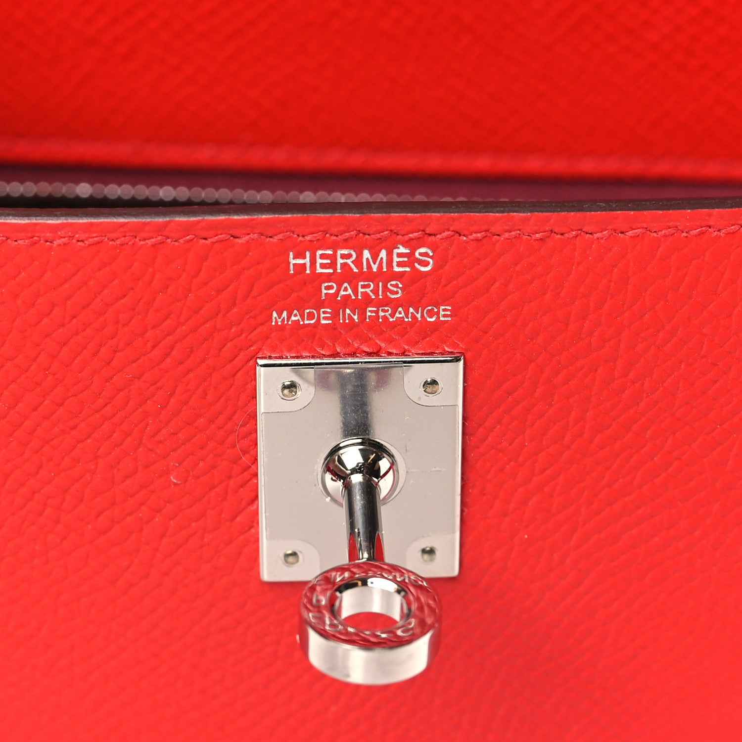 Hermes Epsom Verso Kelly Sellier 25 Rouge De Coeur Rouge Grenat 6 of 10