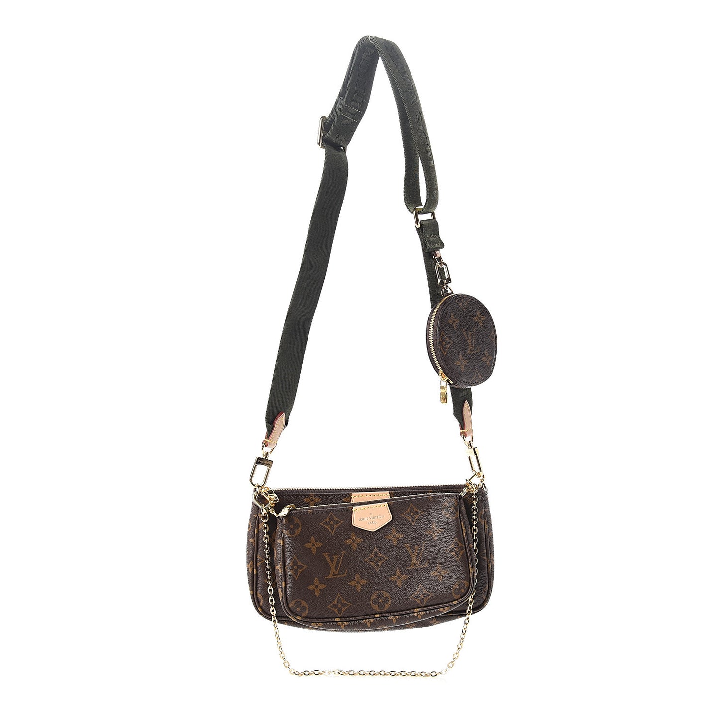 Monogram Multi Pochette Accessories Kaki