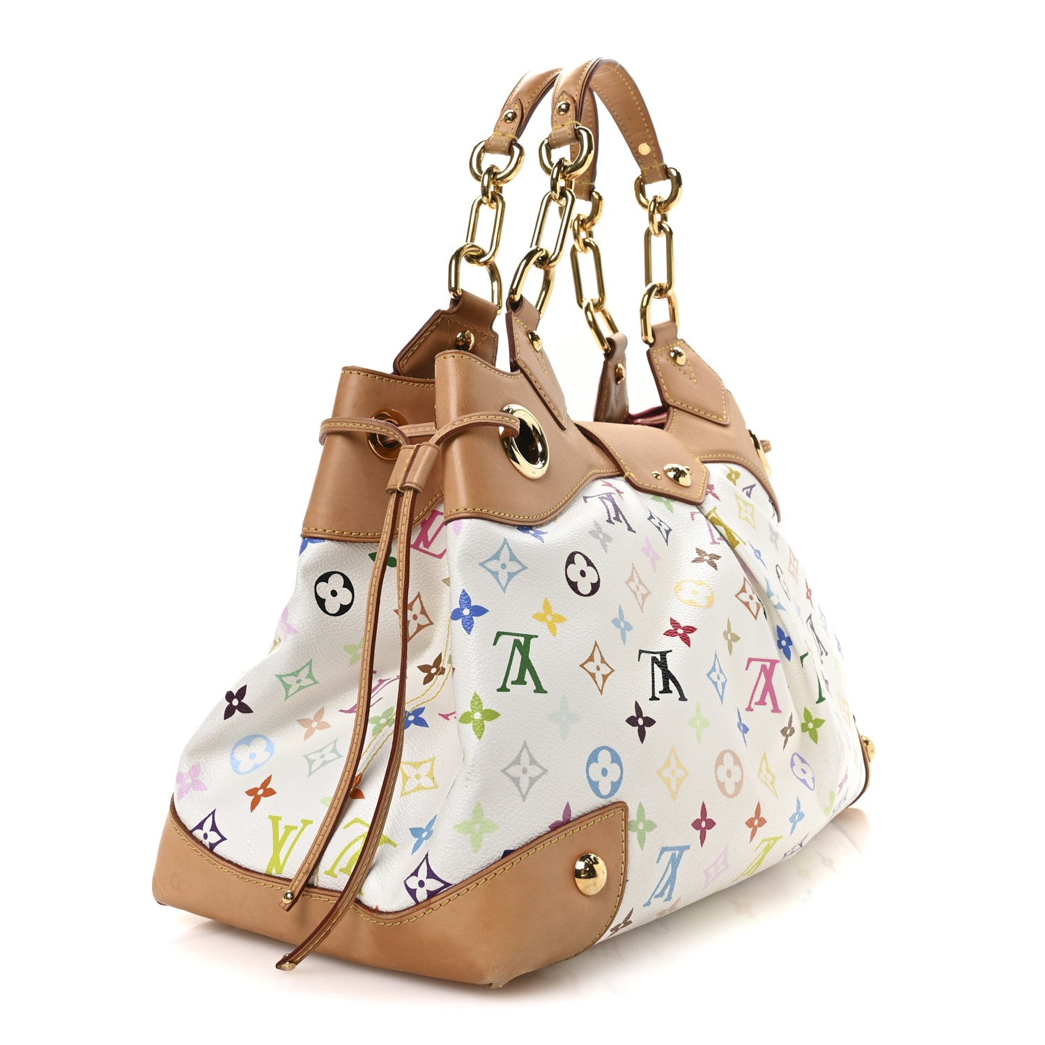 Louis Vuitton Monogram Multicolor Ursula White 3 of 10