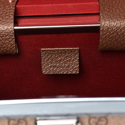 Gucci GG Supreme Monogram Globe-Trotter Beauty Case Brown 6 of 10