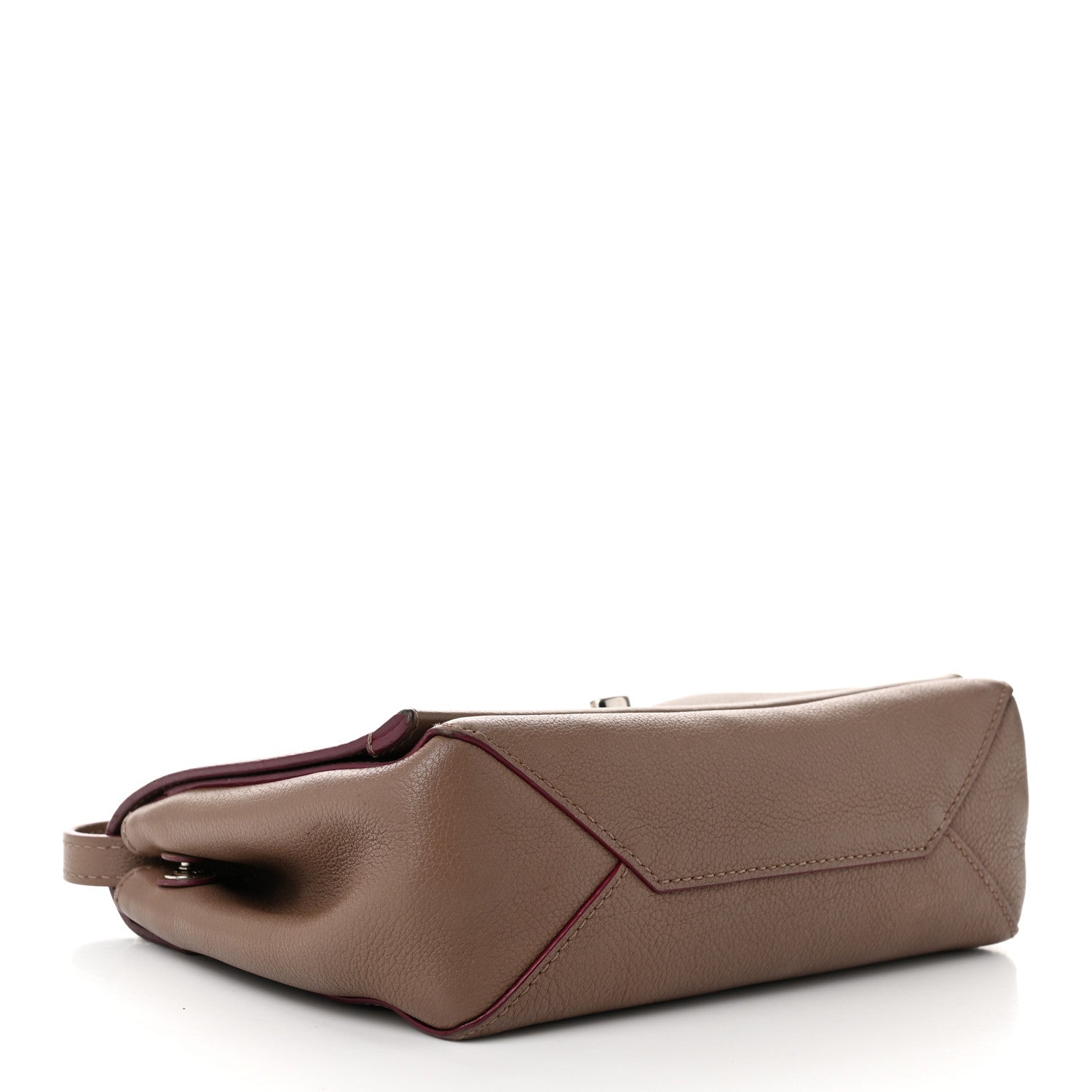 Louis Vuitton Soft Calfskin Lockme II Chain Bag BB Taupe Glace 4 of 9